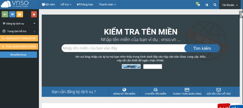 Hướng dẫn đăng ký và Mua sản phẩm trên trang id.vnso.vn