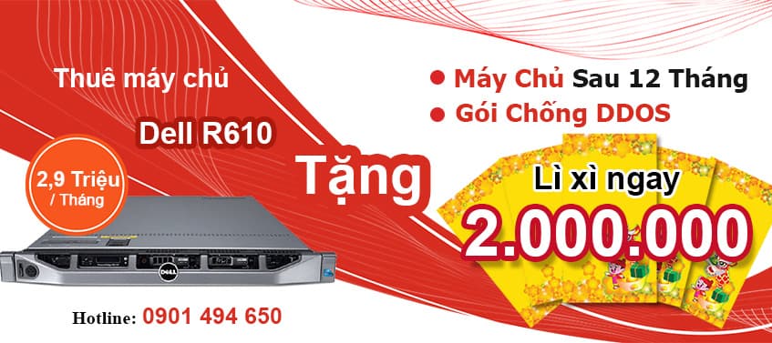 Thuê Máy Chủ Tặng Máy Chủ