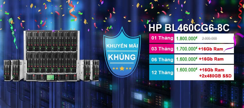 Chương trình khuyến mãi Server Dedicated tháng 10