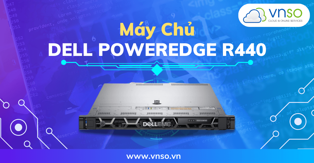 Máy Chủ Dell PowerEdge R440 – Server Doanh Nghiệp