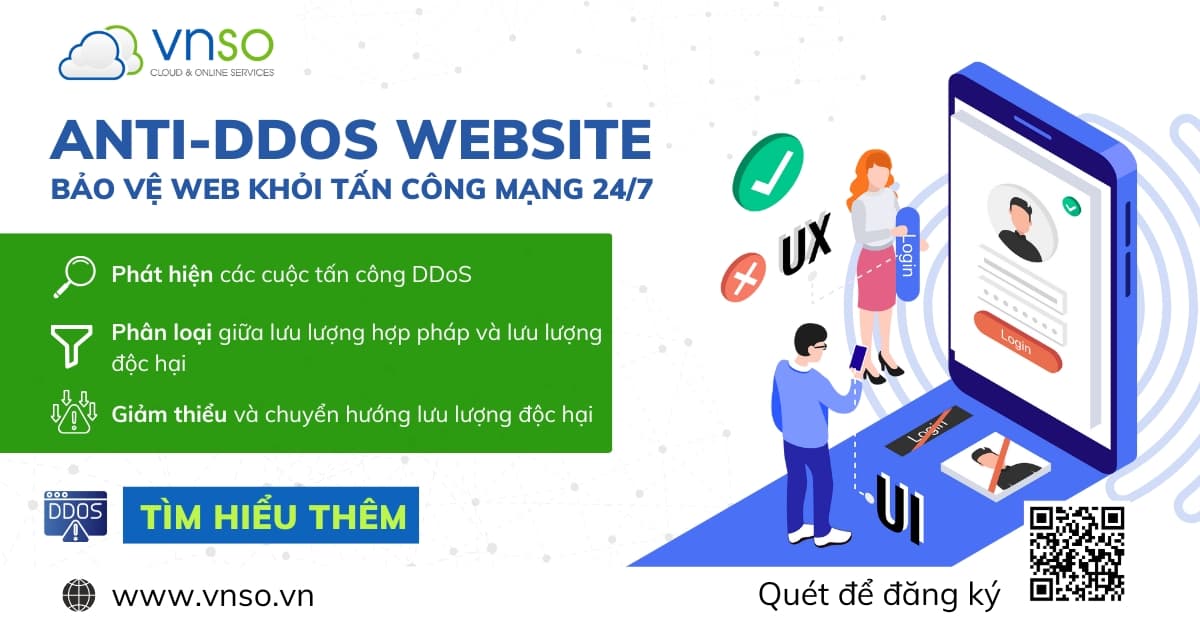Chống DDoS Cho Website – Bảo vệ Web Khỏi Tấn Công Mạng