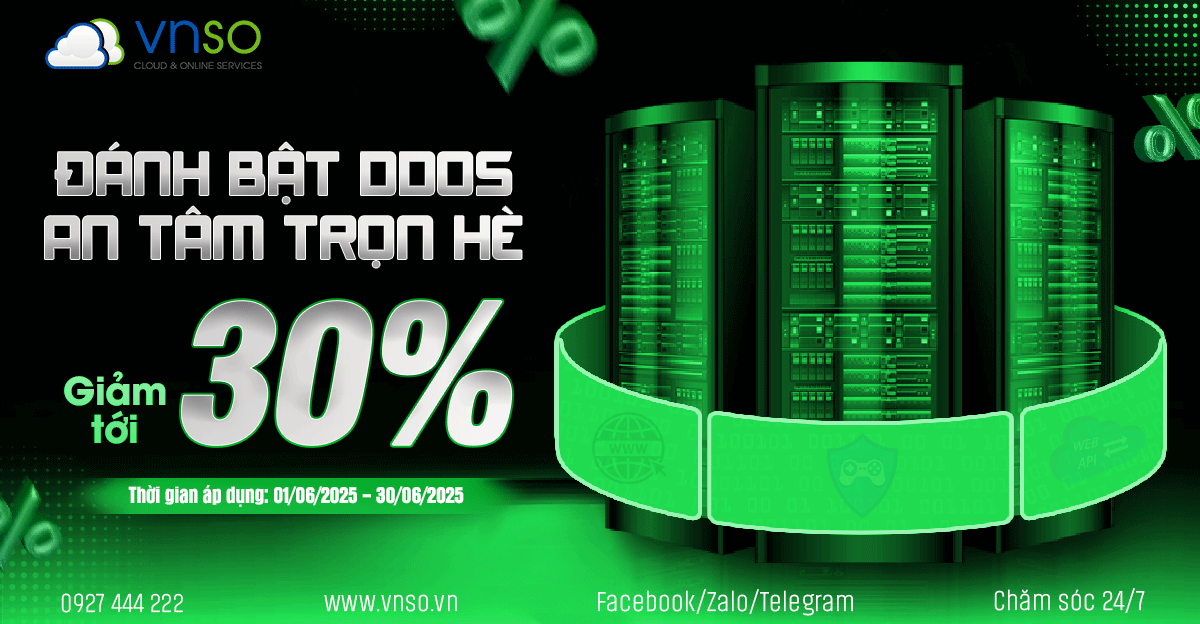 Server DDoS Giá Rẻ – Nhanh tay hốt liền một mẻ