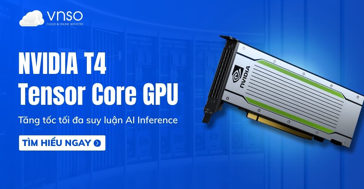 NVIDIA T4 Tensor Core GPU – Tối đa suy luận AI Inference