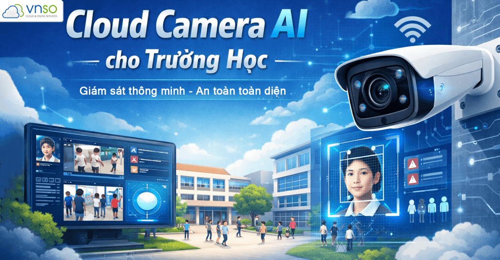 Cloud Camera AI cho trường học – Giải pháp giám sát thông minh, nâng cao an ninh và quản lý hiệu quả