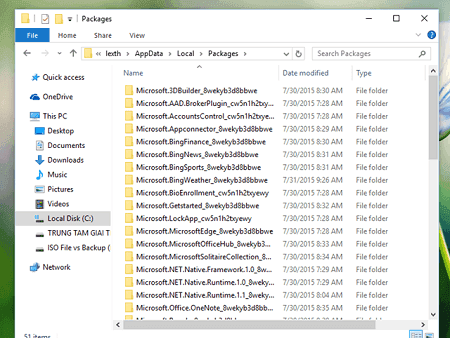lỗi trên win 10