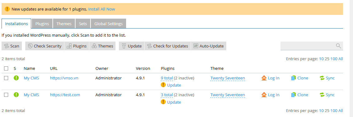 Giới thiệu Plesk WordPress Server