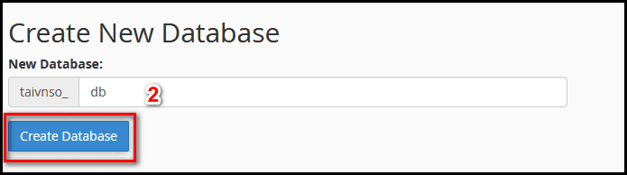 Hương dẫn sử dụng MySQL trên hosting Cpanel Hướng dẫn sử dụng MySQL trên hosting Cpanel nhanh chóng