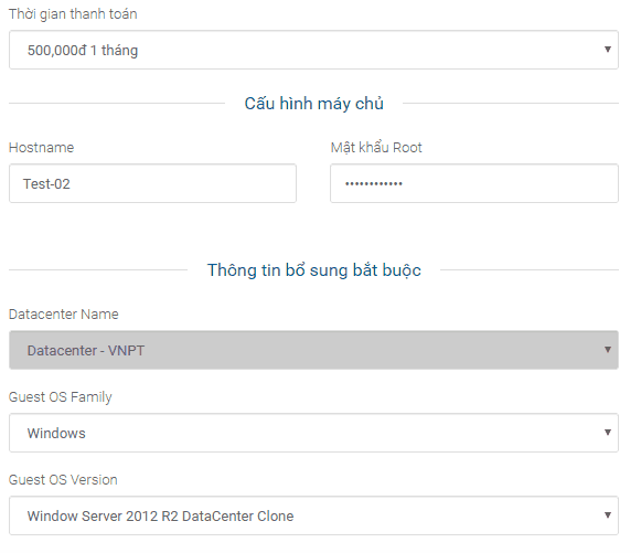 Hướng dẫn sử dụng Enterprise Cloud, Windows