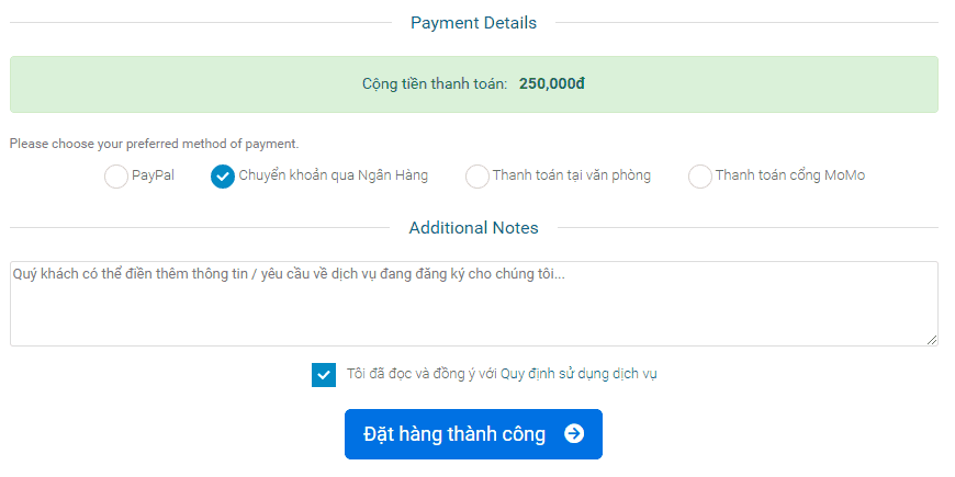 Hướng dẫn đăng ký Enterprise Cloud, Ecloud