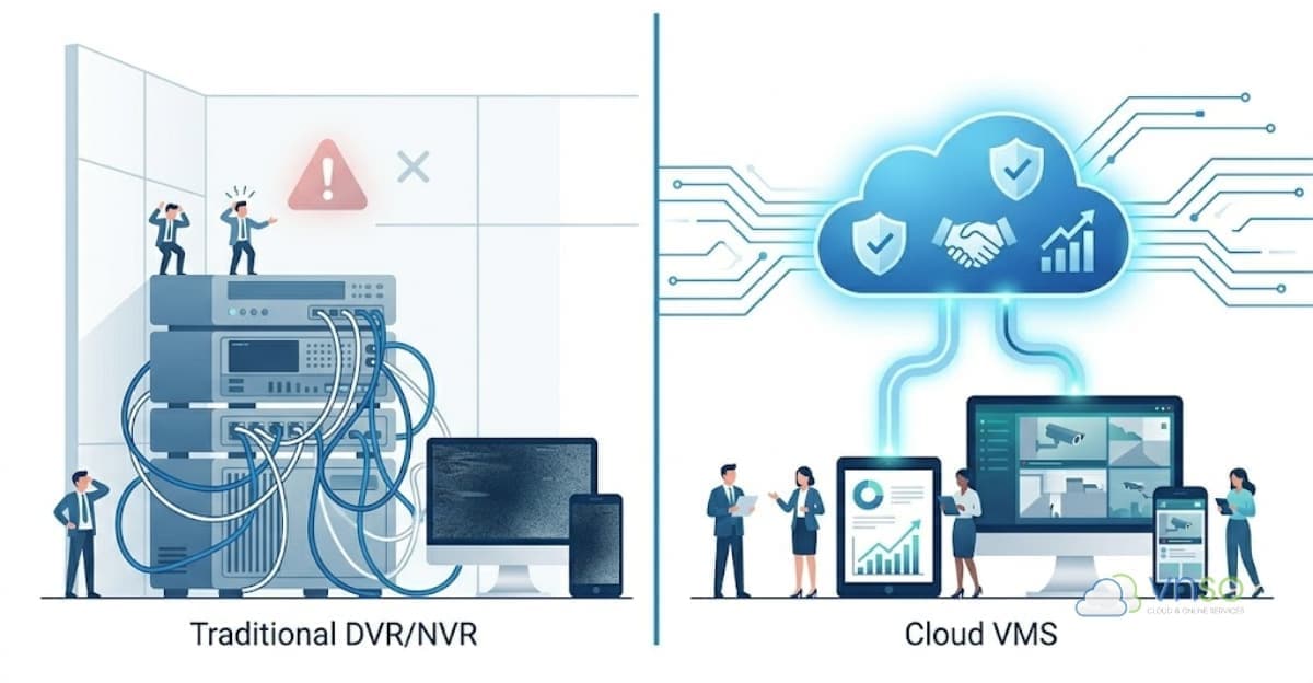 Bảng so sánh hệ thống Cloud Camera và Camera truyền thống