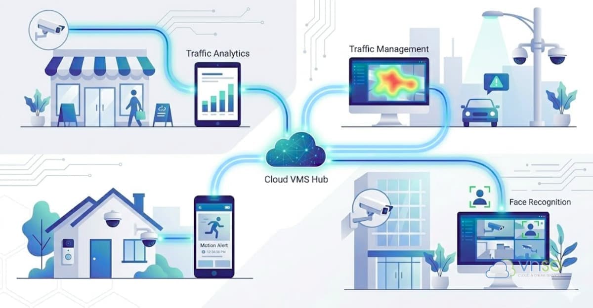 Ứng dụng thực tế của Cloud VMS